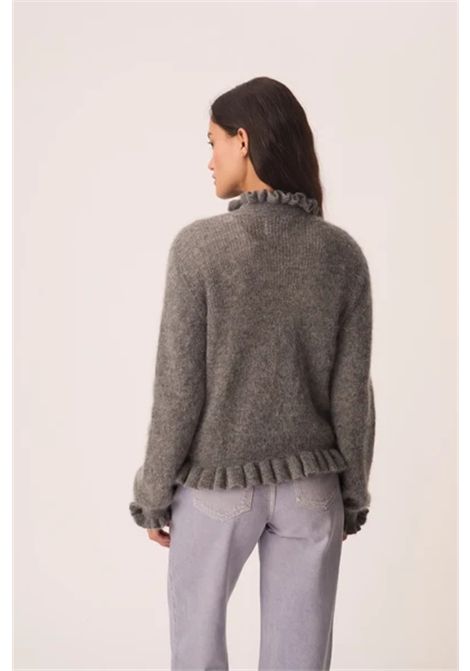Des Petits Hauts Women's Canello Medium Grey Super Kid Mohair & Baby Alpaca Jumper Des Petits Hauts |  | 1H26005108175